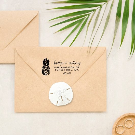 ザトロピカルパイナップル結婚コレクション セルフインキングスタンプ