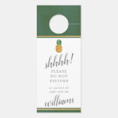 ザトロピカルパイナップル結婚コレクション ドアノブサイン (裏面)