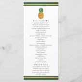 ザトロピカルパイナップル結婚コレクション プログラム (裏面)