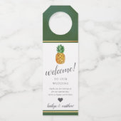 ザトロピカルパイナップル結婚コレクション ボトルネックタグ (正面)