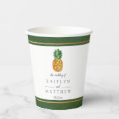 ザトロピカルパイナップル結婚コレクション 紙コップ (正面)