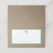 ザトロピカルパームツリービーチ結婚式コレクション プレイスカード (外部開封)