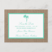 ザトロピカルパームツリービーチ結婚式コレクション 案内ポストカード (正面)