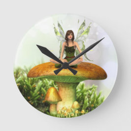 ザトースツール妖精 ラウンド壁時計
