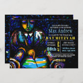 ザト読ラーバーバルミツワー招待状 招待状 (正面/裏面)