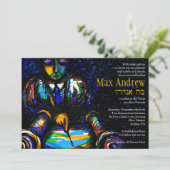 ザト読ラーバーバルミツワー招待状 招待状 (スタンド正面)