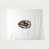 ザドイツの羊飼い005 タペストリー (正面(横))