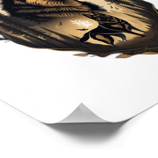 ザドイツの羊飼い005 ポスター (角)