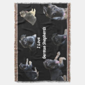 ザドイツ羊飼いのスローブランケット スローブランケット (正面縦)