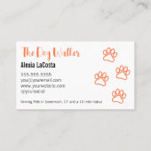 ザドッグウォーカーおもしろいブライトモダンプロフェッショナル 名刺 (裏面)