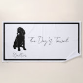 ザドッグズタオル ビーチタオル (正面)