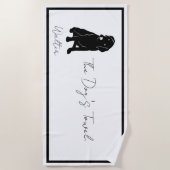 ザドッグズタオル ビーチタオル (正面)