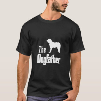 ザドッグファーザーおもしろい犬ギフトおもしろいアイリッシュウルフハウンド Tシャツ