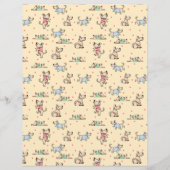 ザドッグライフイエローパターンスクラップブック作り紙 (正面)