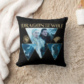 ザドラゴンとザウルフデイネリス&ジョングラフィック クッション (ブランケット)