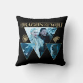 ザドラゴンとザウルフデイネリス&ジョングラフィック クッション (裏面)