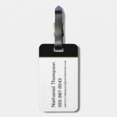 ザドラゴンとザウルフデイネリス&ジョングラフィック ラゲッジタグ (裏面縦)