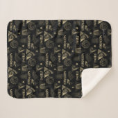 ザドラゴンとザウルフデイネリス&ジョンパターン シェルパブランケット (正面(横))