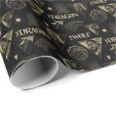 ザドラゴンとザウルフデイネリス&ジョンパターン ラッピングペーパー (ロールコーナー)