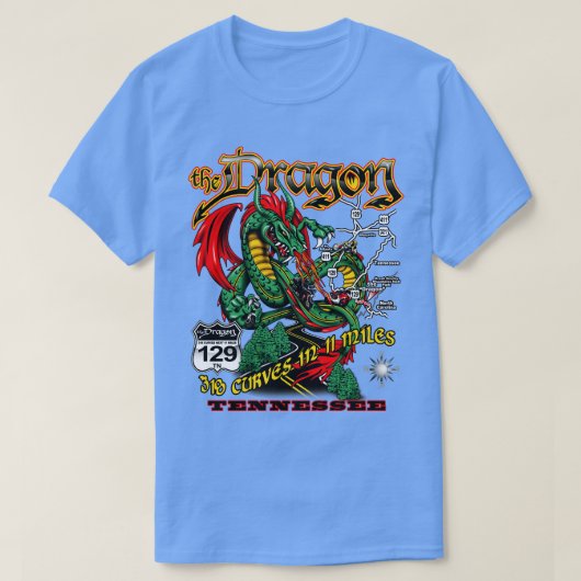 ザドラゴンノースオリナテネシー Tシャツ (デザイン正面)