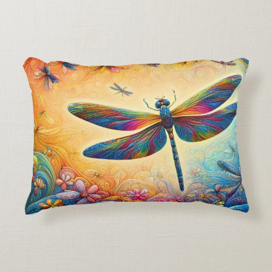 ザドラゴンフライズジャーニー装飾用クッション アクセントクッション (正面)