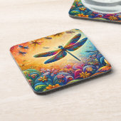 ザドラゴンフライズジャーニー装飾用クッション コースター (左側)