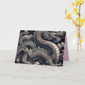 ザドラゴン誕生日 カード (黄色い花)