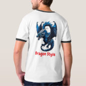 ザドラゴン:スカイボーンFury Ringer Tシャツデザイン Tシャツ (裏面フル)