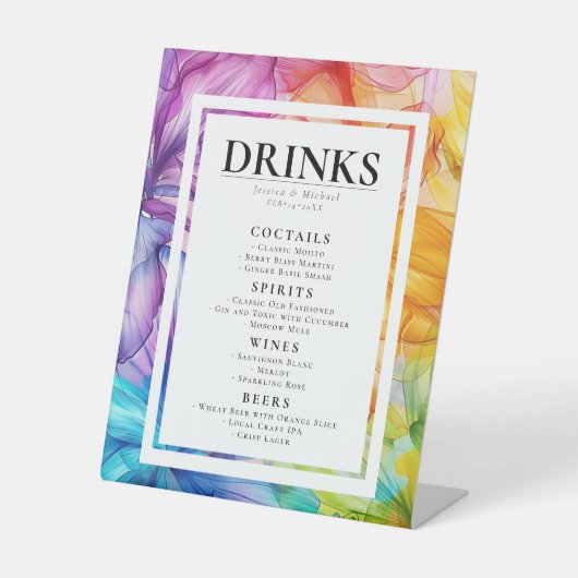 ザドリンクスエテリアール開花 台座サイン (正面)