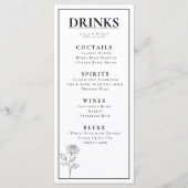 ザドリンク+素敵な文字タイムレス開花 メニュー (正面)