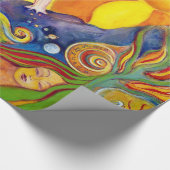 ザドリームファンタジーサイケデリックアリスワンダーランド ラッピングペーパー (角)