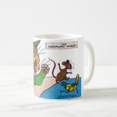 ザドリームランドマスコットのルイ・ワイン コーヒーマグカップ (正面右)