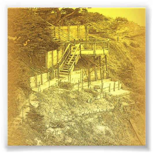 ザドルハウス階段 フォトプリント            (正面)