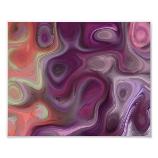 ザドレイン、紫 フォトプリント            (正面)