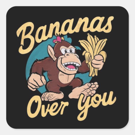 ザドンキーコング、Bananas Over スクエアシール (正面)