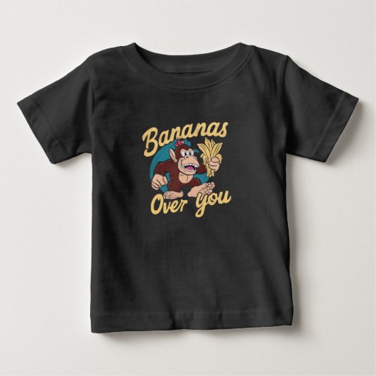 ザドンキーコング、Bananas Over ベビーTシャツ (正面)