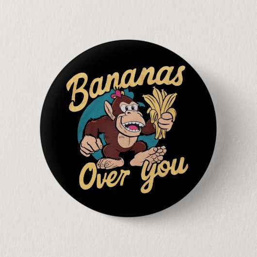 ザドンキーコング、Bananas Over 缶バッジ (正面)