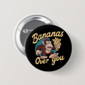 ザドンキーコング、Bananas Over 缶バッジ (正面&裏面)