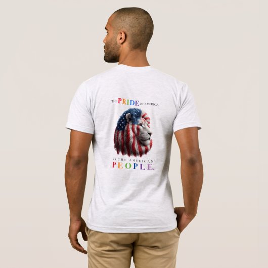 ザドンキーザエレファントプライドライオンハート Tシャツ (裏面フル)