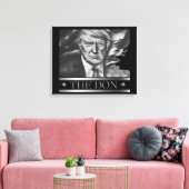 ザドンペンシルスケッチ キャンバスプリント (インサイチュ (リビング))