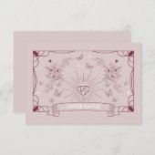 ザドータータロットベビーシャワーおむつラッフル エンクロージャーカード (正面/裏面)