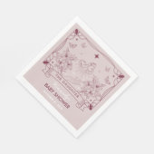 ザドータータロットベビーシャワーナプキン スタンダードランチョンナプキン (角)