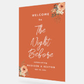 ザナイトウィザテラコッタフローラウェルカム結婚ズ アクリルサイン (傾斜)