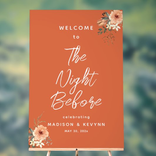 ザナイトウィザテラコッタフローラウェルカム結婚ズ アクリルサイン (ニュートラル)