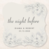 ザナイトウィザヴィンテージフローラリハーサルディナー ペーパーコースター (正面)