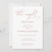 ザナイトウィークバラゴールドフォイルリハーサルディナー 招待状 (正面)