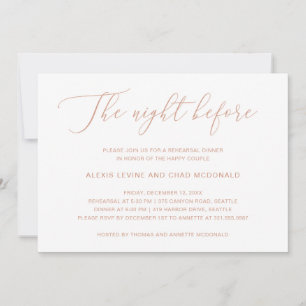 ザナイトウィークバラ金ゴールドリハモダンーサルディナー 招待状