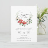 ザナイトウィーンウィンターボタニカルフローラリース 招待状 (スタンド正面)