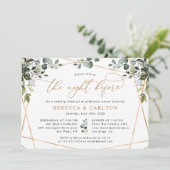 ザナイトウィーングリーンリー金ゴールドリハーサルディナー 招待状 (スタンド正面)