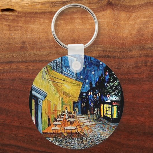 ザナイトカフェ、ファインアートバイヴァンゴッホ キーホルダー (正面)